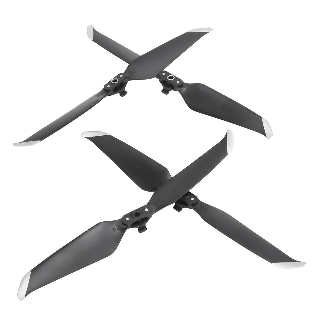2Pair RC Drone LowNoise Propeller QuickRelease Blade Replacement for Air 2SMavic Air 2(Silver )