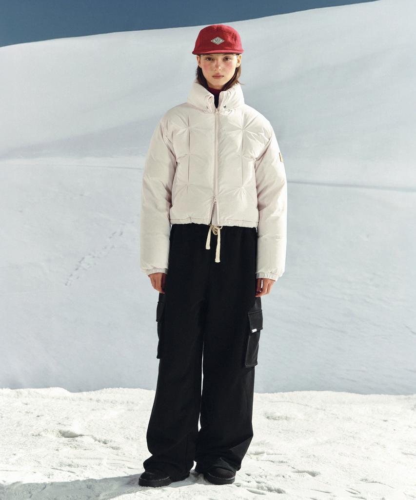 Seteo Cargo Wide Sweatpants Black