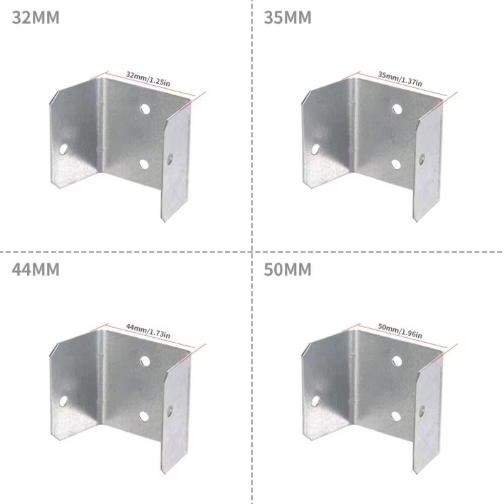 Iron Fence Panel Clips Anti Rattling U-shaped Clips  Mailbox Signs Installation