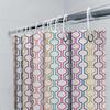 Stylish Colorful Pattern Shower Curtain For Bathroom Decor Waterproof Fabric With Eye Hooks Loop Design