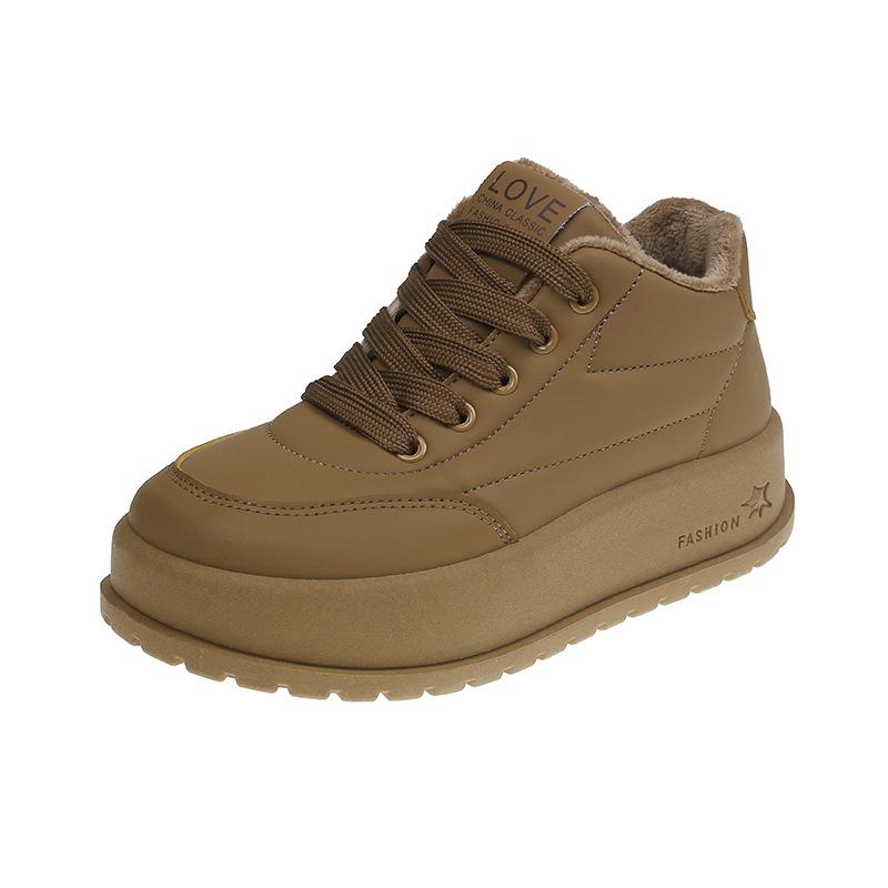 Winter Samt Neu Ins Student Höhe-steigernde Sports-Board-Schuhe Freizeitschuhe KT