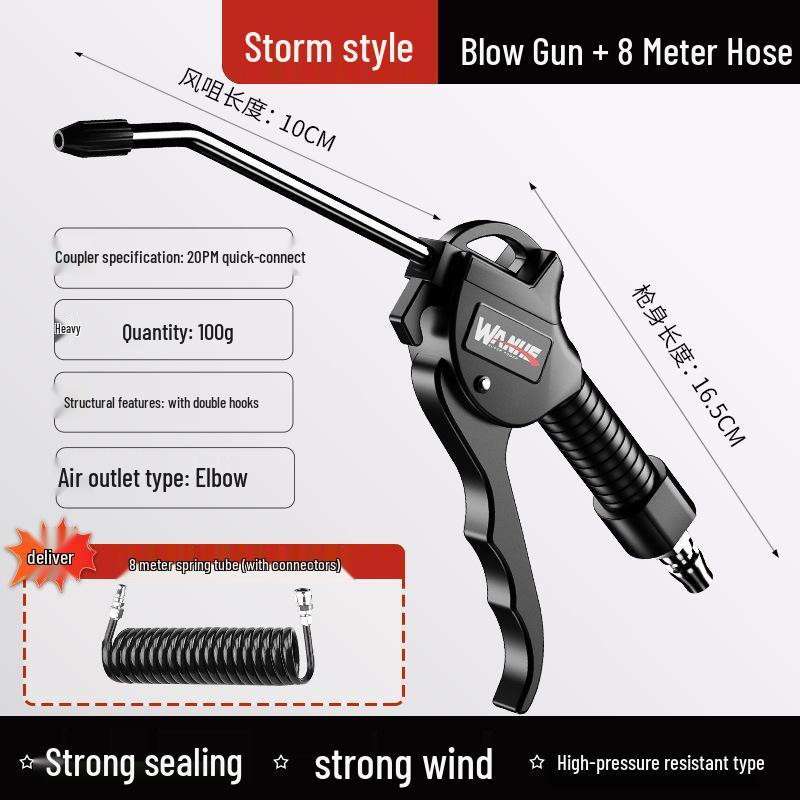 Wanhe High-Pressure Air Blow Gun for Dust Removal and Truck Inflation