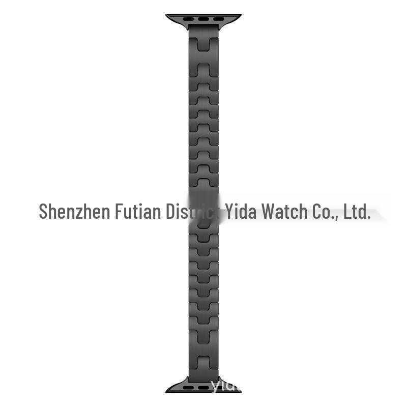 Hermes Women's H-Shaped Stainless Steel Band for Apple Watch 10/9 Ultra 2