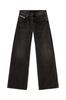 Diesel Women's D-SIRE Loose Denim, Size L.30, A0692609J96, 26-inch, Black, 02