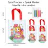 5pcs Graffiti Bag with Marker Children Drawing Toys Puzzle Parent-child Interaction Color Cognition Preschool Activity Props TMZ