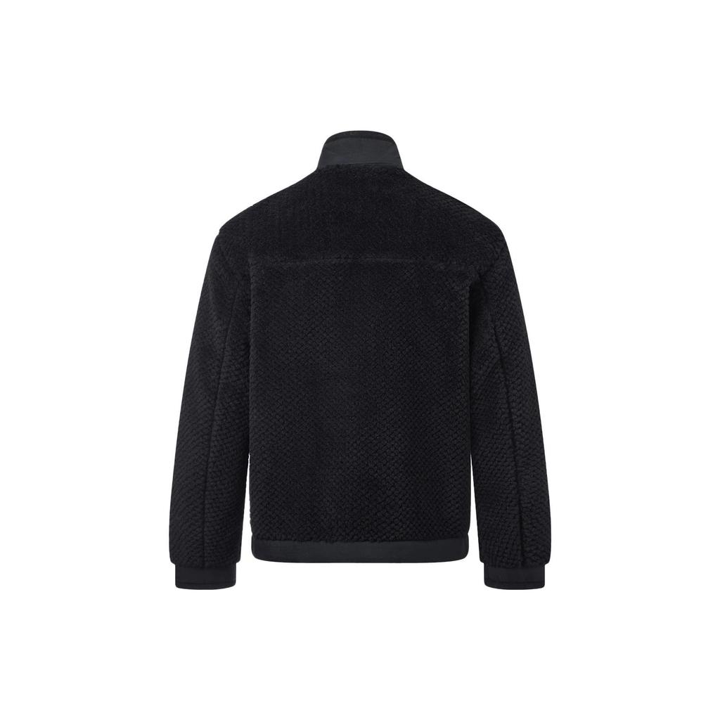 Li Ning Jackets Men's Black Stand Collar Moderate Other AFDT601-4