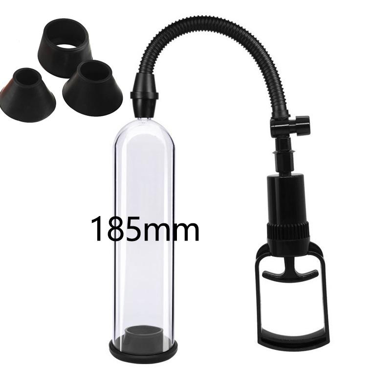 4 stücke Penispumpe Sexspielzeug für Männer Penis Extender Vergrößerung Verzögerung Dauerhafter Trainer Schwanz Dick Wachstum Vakuumpumpe Erwachsene Sex