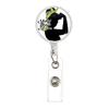 Scroll Badge Glass Id Holder Badge Holder 3 * 8cm Life Badge For Office Use Mental Health Healthcare Worker