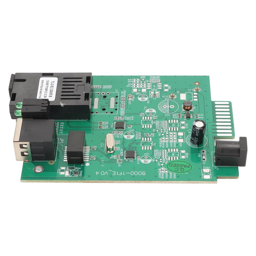 SC Fiber Ethernet Transceiver 100 Mbps Tx1550nm Rx1310nm Single Fiber Singlemode RJ 45 Port Fiber To Ethernet Converter