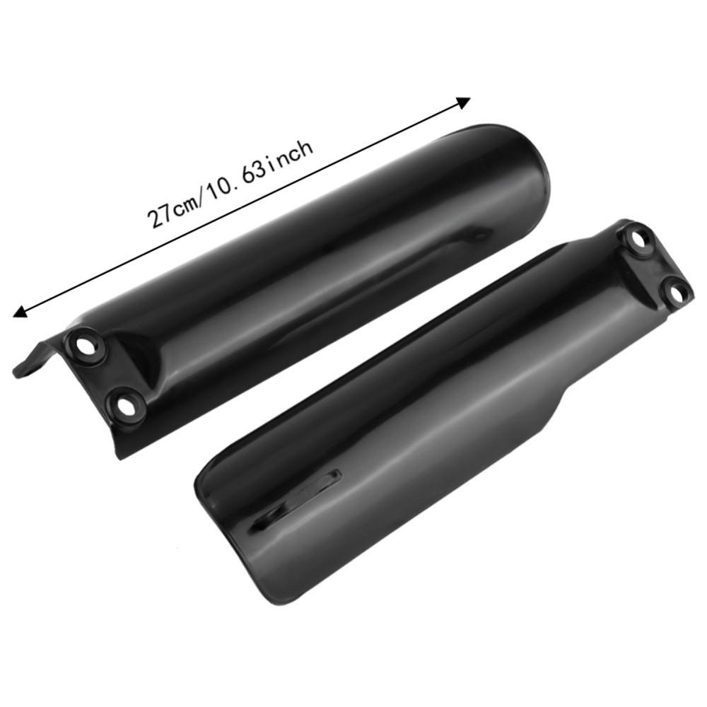 1 Pair Plastic Front Fork Guards 270mm/10.63 Inch Motorcycle Fork Protectors For Dirt Bike