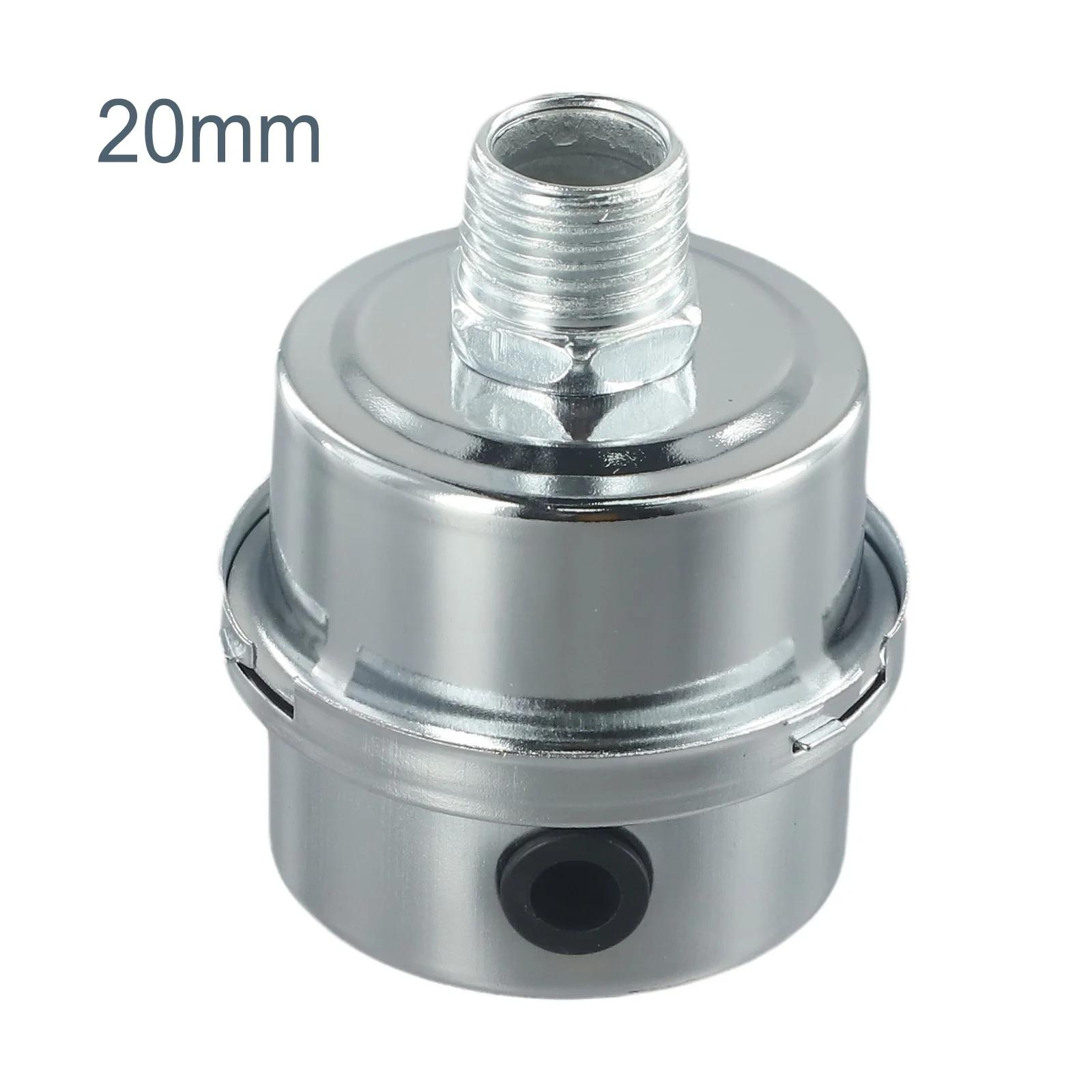 

12,5/16/20 мм Портативний Металевий Повітряний Фільтр Безмасляний Глушник Впускний Фільтр Насос Повітряного Компресора Аксесуари Глушник Шипіння Гарячий