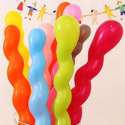 20/50/100 STuks Spiraalballon Gedraaide Latex Ballonnen Verjaardag Bruiloft Feest Schattig Leuk Kinderdag Decoratie Cadeau Jongens Meisjes ZYF