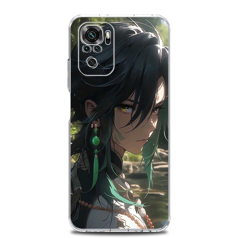 Genshin impact dragon Genshin Zhongli Case For Xiaomi Redmi Note 13 12 5G 9S 9 8 10 11 Pro 4G 9T 13C 12C10C 9C 9A 7 Pro Cover