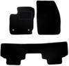 Black Velour Floor Mats For: Ford Tourneo Courier Kombivan (2014-)