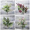 Christmas Olive Berry Branch Artificial Flower Home Decoration MW30333