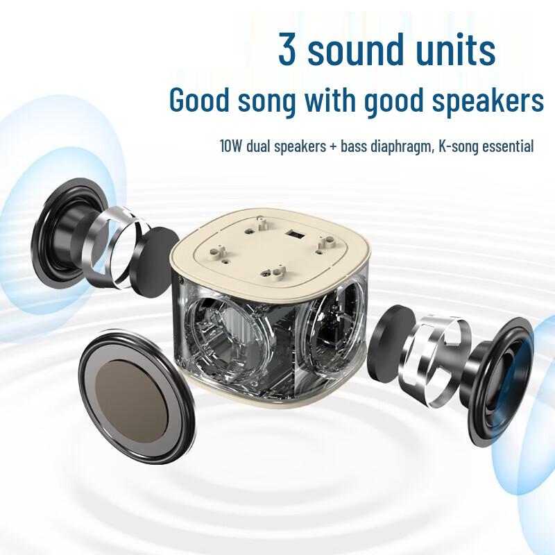 Newmine MC-600 Portable Bluetooth Karaoke Speaker CN plug (adapter included)