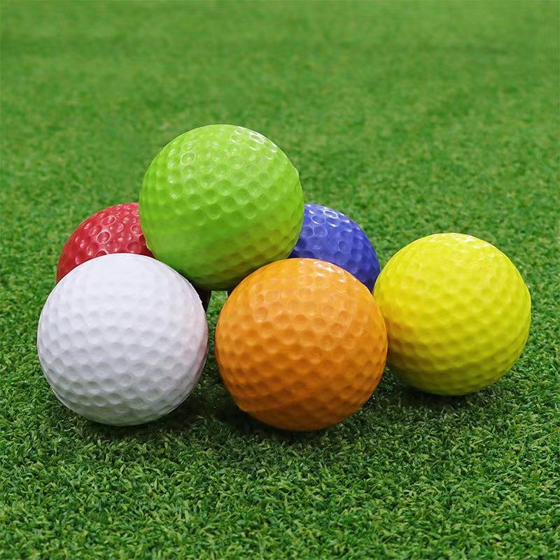 Multicolor PU Foam Golf Practice Ball - Indoor Beginner Training