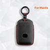 Top Suede Car Key Case Cover Shell For For Mazda 3 Alexa Cx30 Cx-50 Cx-5 Cx5 Cx3 Cx-3 Cx8 Cx-8 Cx9 Cx-9 Protector Keyless Fob