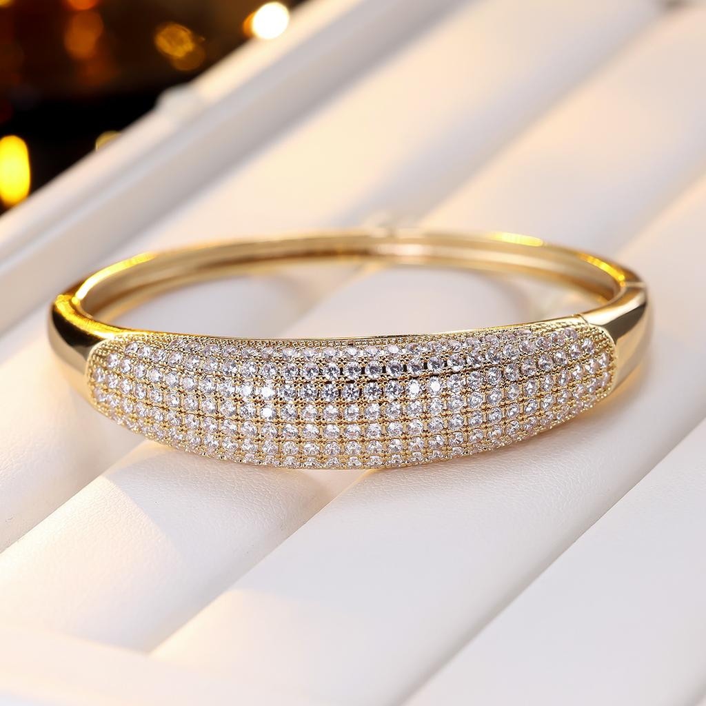 European and American Fashion Light Luxury Open Bracelet Women's High-end Bracelet