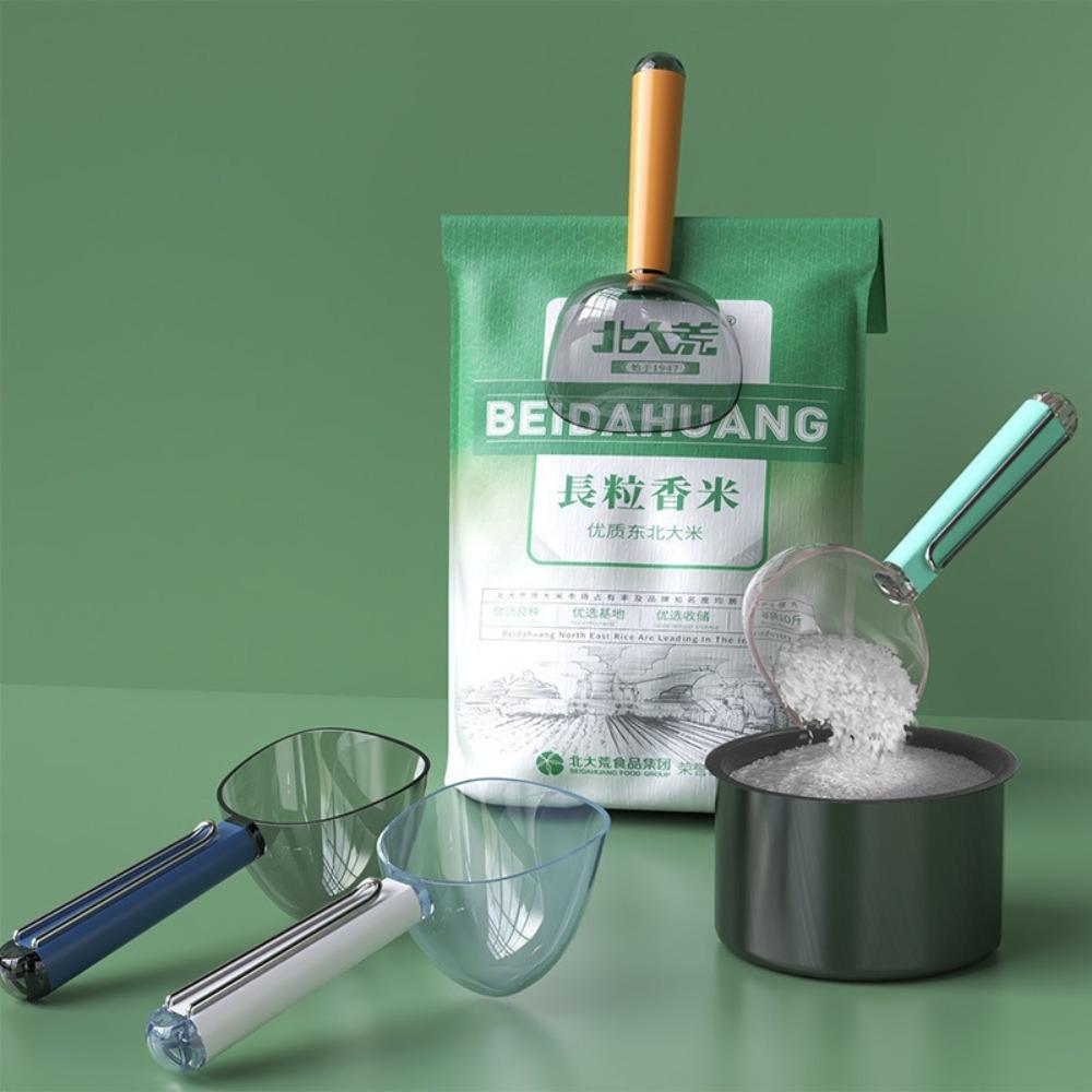 2 In 1 Pet Food Shovel Plastic Baking Measuring Cup Thicken Rice Scoop  Feeding Dogs Cats