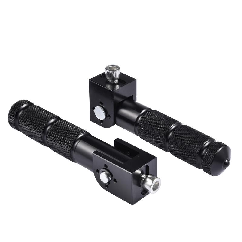 8MM Universal Folding Rear Passenger Footpegs Motorcycle Foot Rest Pegs Pedal Rearset Footrest Pad Set Motor Scooter Accessory