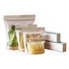 Reusable Freezer Bags Leakproof Resealable Food Storage Bags Stand-Up Sealed Bag for Kitchen Storage Meal Prep Vegetables Snacks