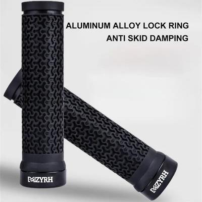 Bicycle Handlebar Grip MTB Bicycle Ultra Soft Single-sided Lock Handle Cover MTB Texture Anti Slip Bicycle Accessories