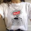 New Ahegao Harajuku Graphic Women T-Shirt My Hero Academia Anime Senpai Top Female T Shirt Harajuku O-Neck Casual Lady Clothing