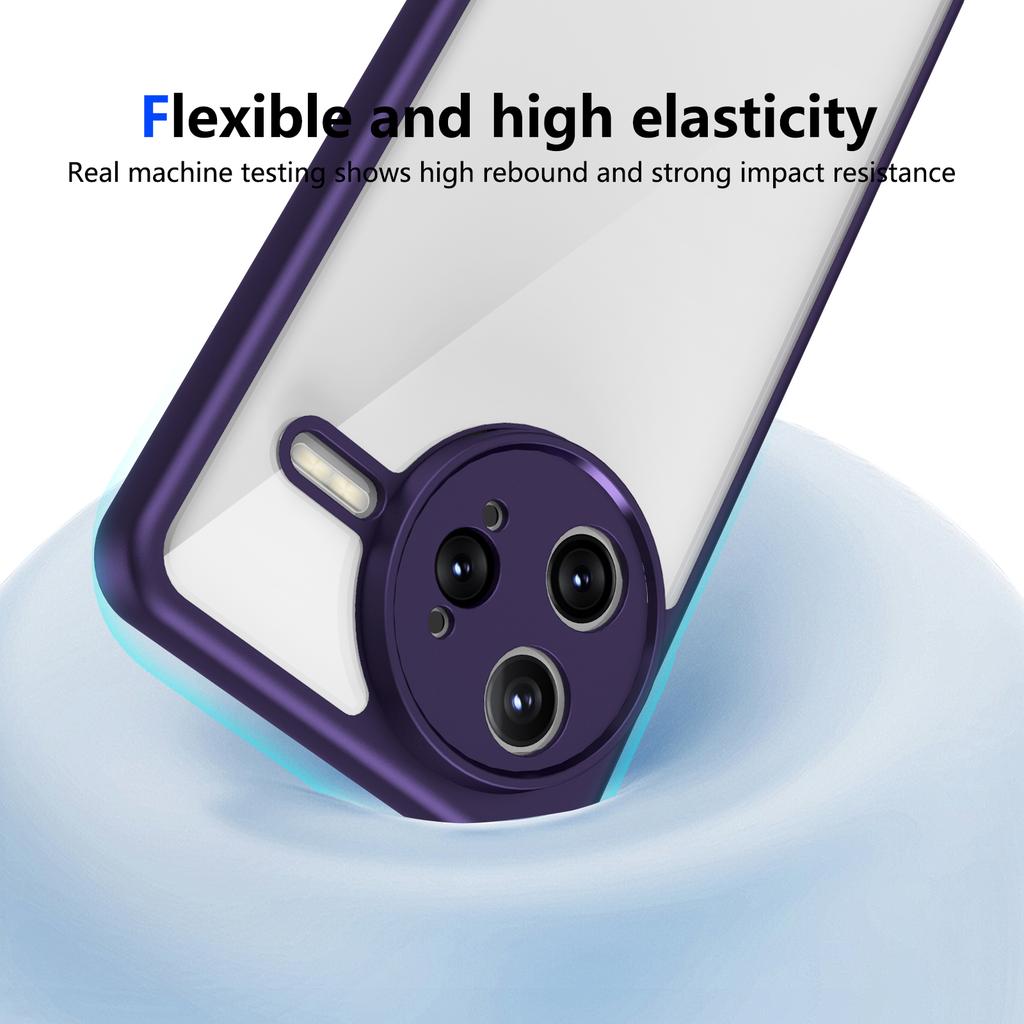 For Xiaomi Redmi K80 Pro 5G/Poco F7 Ultra 5G Case Matte Skin Touch Clear PC+TPU Shockproof Phone Back Cover