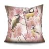 Bedroom Living Room Cushion Cover Oil Painting Bird Cushion Cover Chinese Style Car Sofa Home Decor Pillowcase
