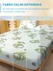 1 Cartoon Cute Animal Dog Printed Matte Fitted Sheet, Bedroom Printed Bed Cover, Bedding (Excluding Pillowcases)