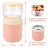 Stainless Steel Food Storage Container Set with Spoon for Meal Prep