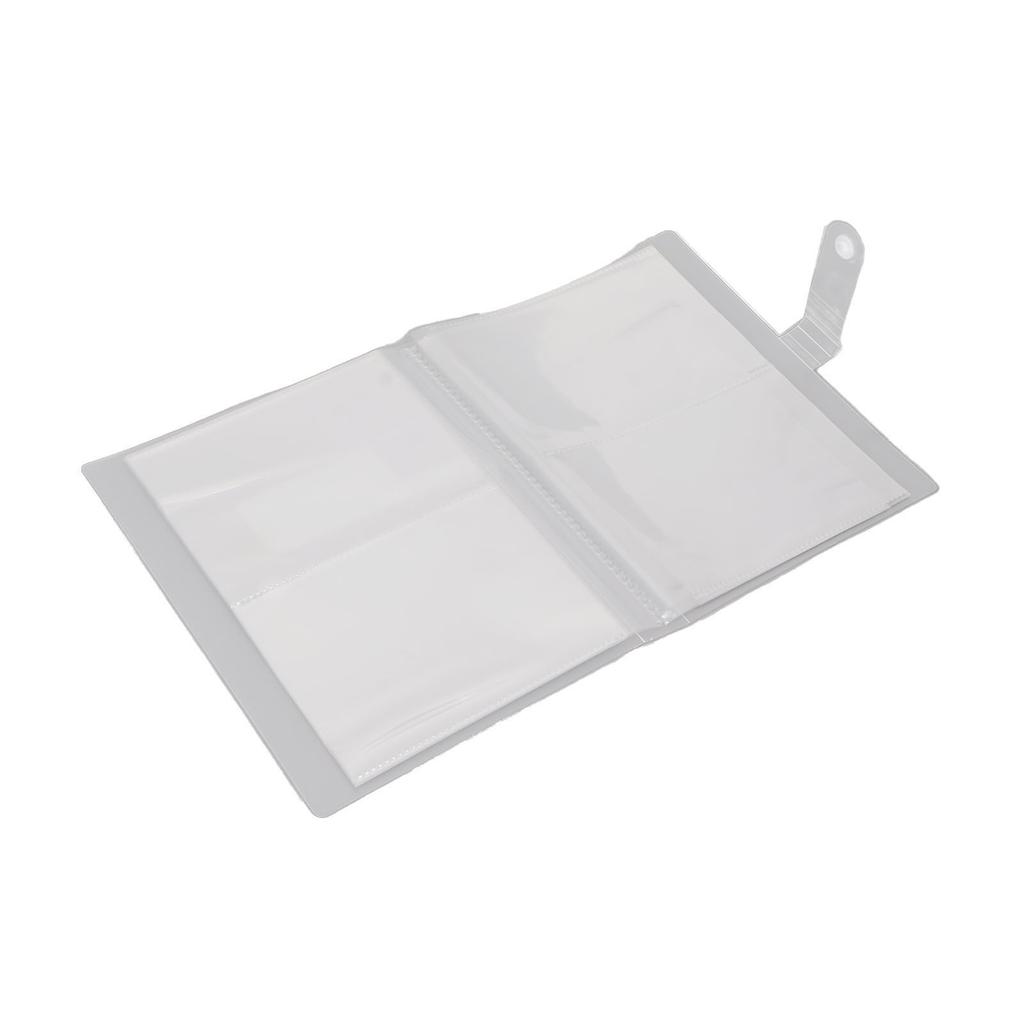 80 Slots Nail Art Sticker Storage Book Large Capacity Frosted Transparent Empty Nail Art Sticker Photo Album