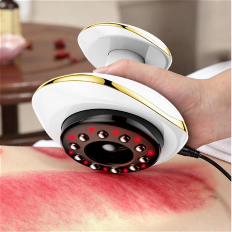 მთავარი Electric Guasha Scraping Massage Cupping ტანის მასაჟორი ვაკუუმი ქილა შეწოვის ჭიქა გამაცხელებელი ცხიმის დამწვარი ანტიცელულიტური მასაჟორი