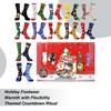 Advent Socks Countdown Calendar 24-Day Winter Holiday Christmas Cotton Socks Count Down Calendar For Family Gathering Friends