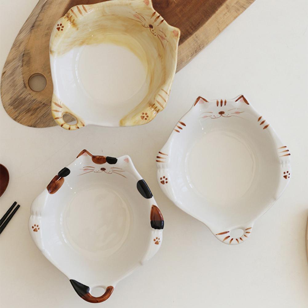 Cat Shaped Plates Serving Steak Appetizer Plate For Restaurant