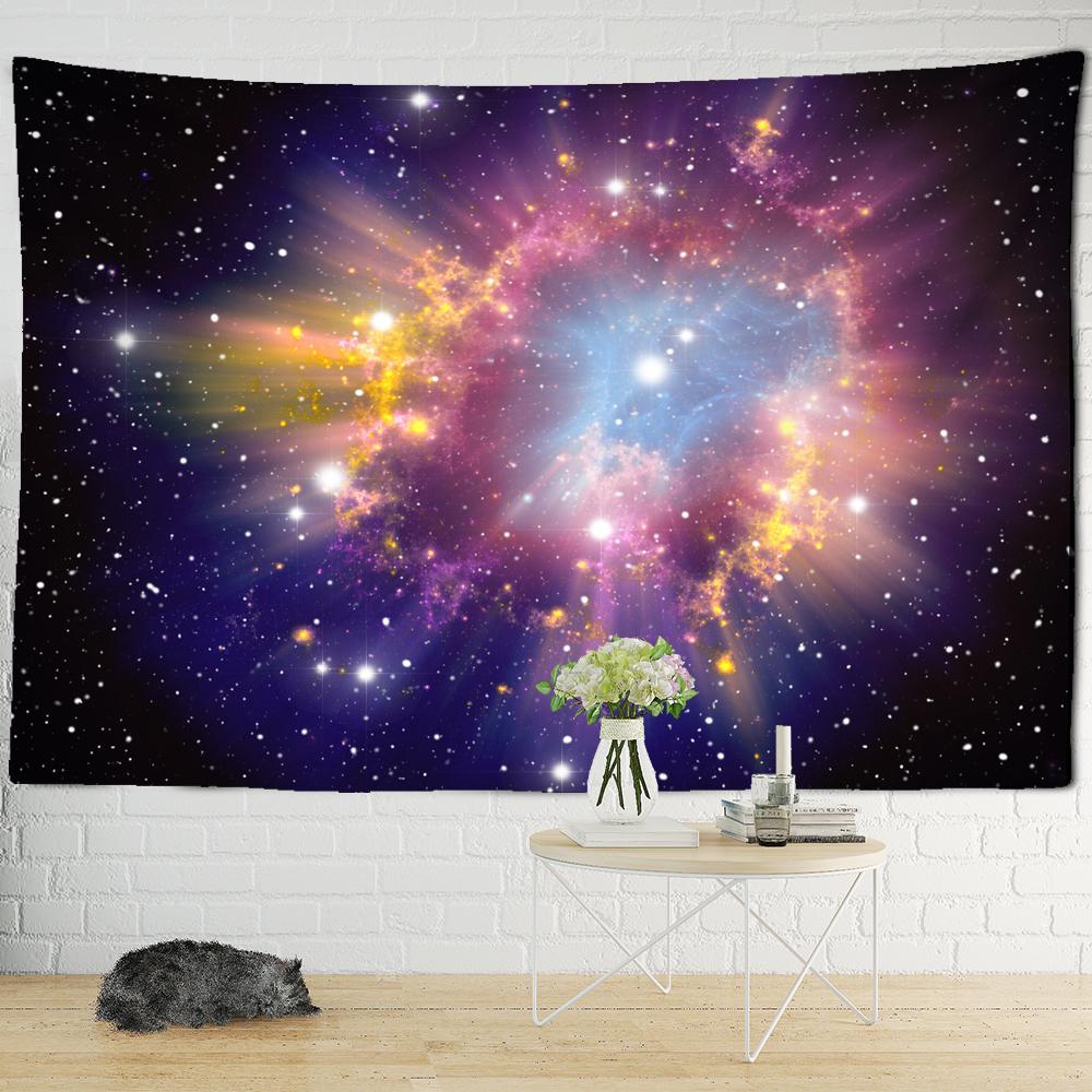 Star Universe Tapestry Wall Hanging Hippie Retro Bohemian Mandala Psychedelic Mysterious Witchcraft Art Home Decor