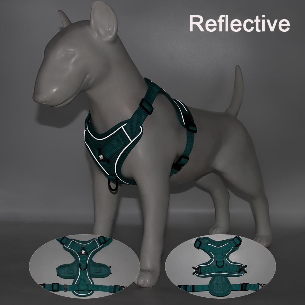 Breathable Dog Harness and Leash Set Tactical Reflective Puppy Vest Harness For Small Medium Dogs Cats Chest Strap Pet Supplies