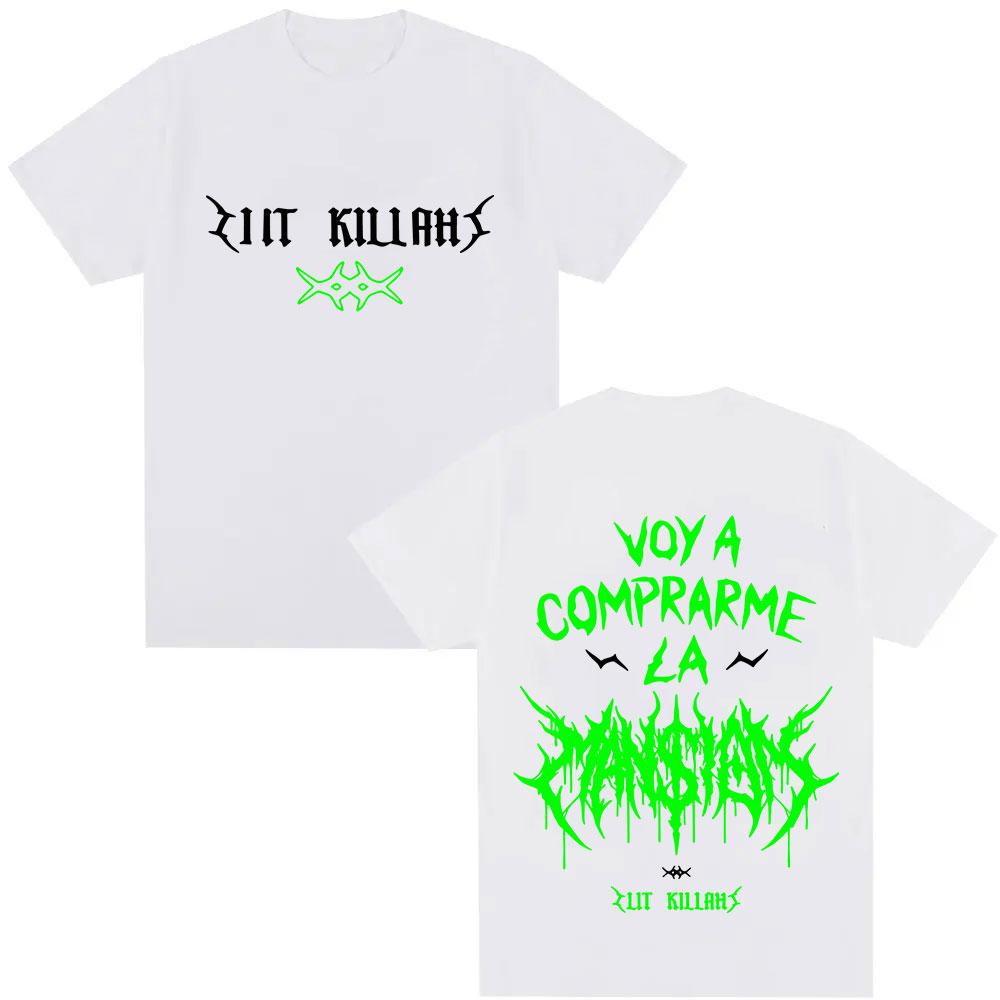 Rapper Lit Killah's New Album Product T-shirt: Men's and Women's Fashion Harajuku Summer Print 100% Pure Cotton T-shirt
