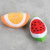 2026 Fruit Dog Toys Squeaker Plush Chew Toy for Small Dogs Training Perros Soft Squeeze Sound Cute Banana Watermelon Pet Accessories
