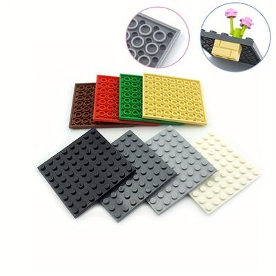 10 Stück 8x8 Baustein-Grundplatte Kompatibel 41593 Platte Dünne Figuren Steine DIY Kinder Pädagogische Zusammenbausteine Spielzeug