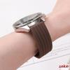18/20/22/24mm Soft Silicone Watch Band Universal Waterproof Sports Rubber Folding Buckle Strap for Seiko Bracelet Accessories