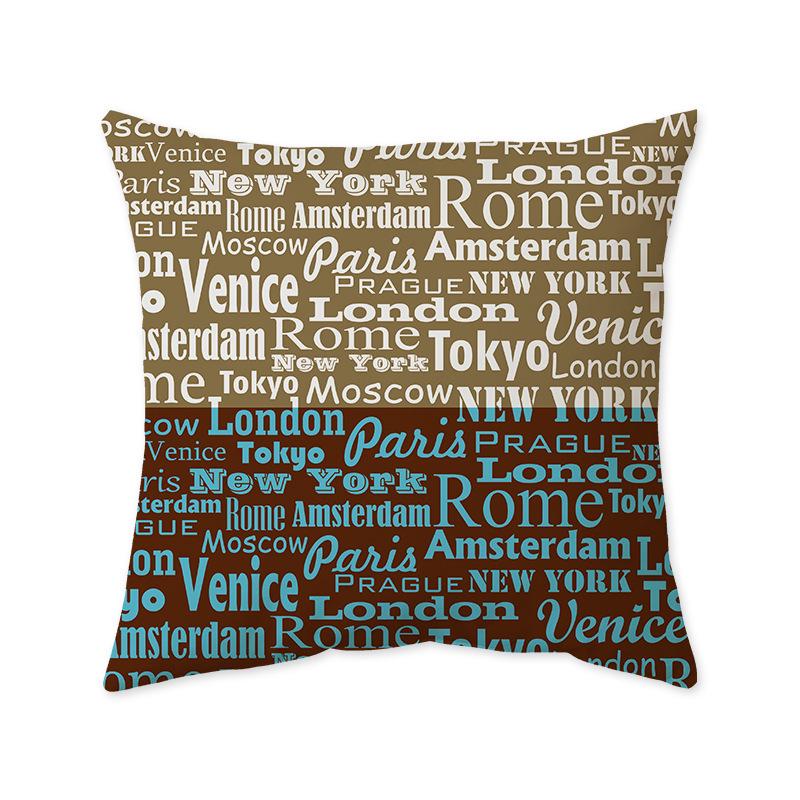 Nordic Geometric Ultra-Soft Cushion Cover, Retro Indian Light Luxury Sofa & Bedroom Lumbar Pillow