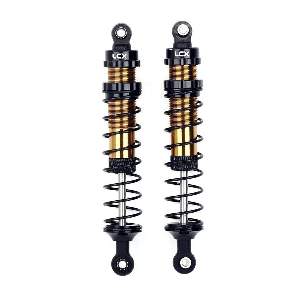 LCX Racing 1/10 RC Crawler 100mm 2pcs Shock Absorber Suspension Damper for TRX4 TRX6 SCX10 II III PRO UTB10 Gen8 Gen9 Upgrades
