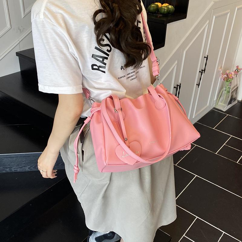 Bags Large Capacity Women's Handbags 2025 New Commuter Underarm Bags Soft Surface Folded Tote Bags Simple Messenger Bags
