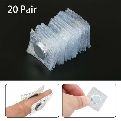 20 Pairs 10/13/15/18/20mm Invisible Hidden Sew Magnetic Snap Magnet Fastener for Handbag Clothing