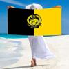 Malaysia Football Print Beach Towel, Large Soft Quick Dry Towel for Beach Camping Swimming