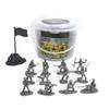 100PCS Children Toy Mini Military Soldiers Figures Models Playset Desk Decor Toddler Army Men Kids Toy Gift Accessories