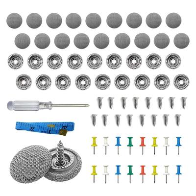 PPIOOY 60pcs Car Ceiling Sagging Repair Push Rivets with Installation Tools Car Dent Repair