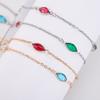 1Meter Crystal Glass Bead Copper Chains for Bracelet Necklace Jewelry Making DIY Colorful Charms Bohamian Handmade Accessories